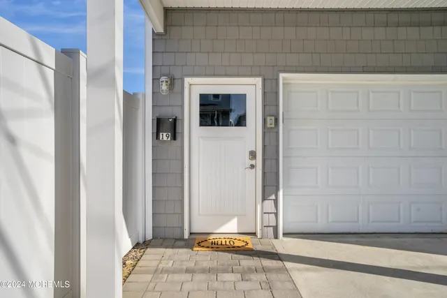 a view of balcony with furniture
