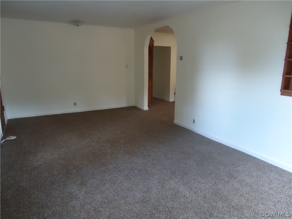 343 Raines Tavern Road Farmville, VA 23901 - Photo 12 of 35 Spacious living room - new carpet and freshly pain