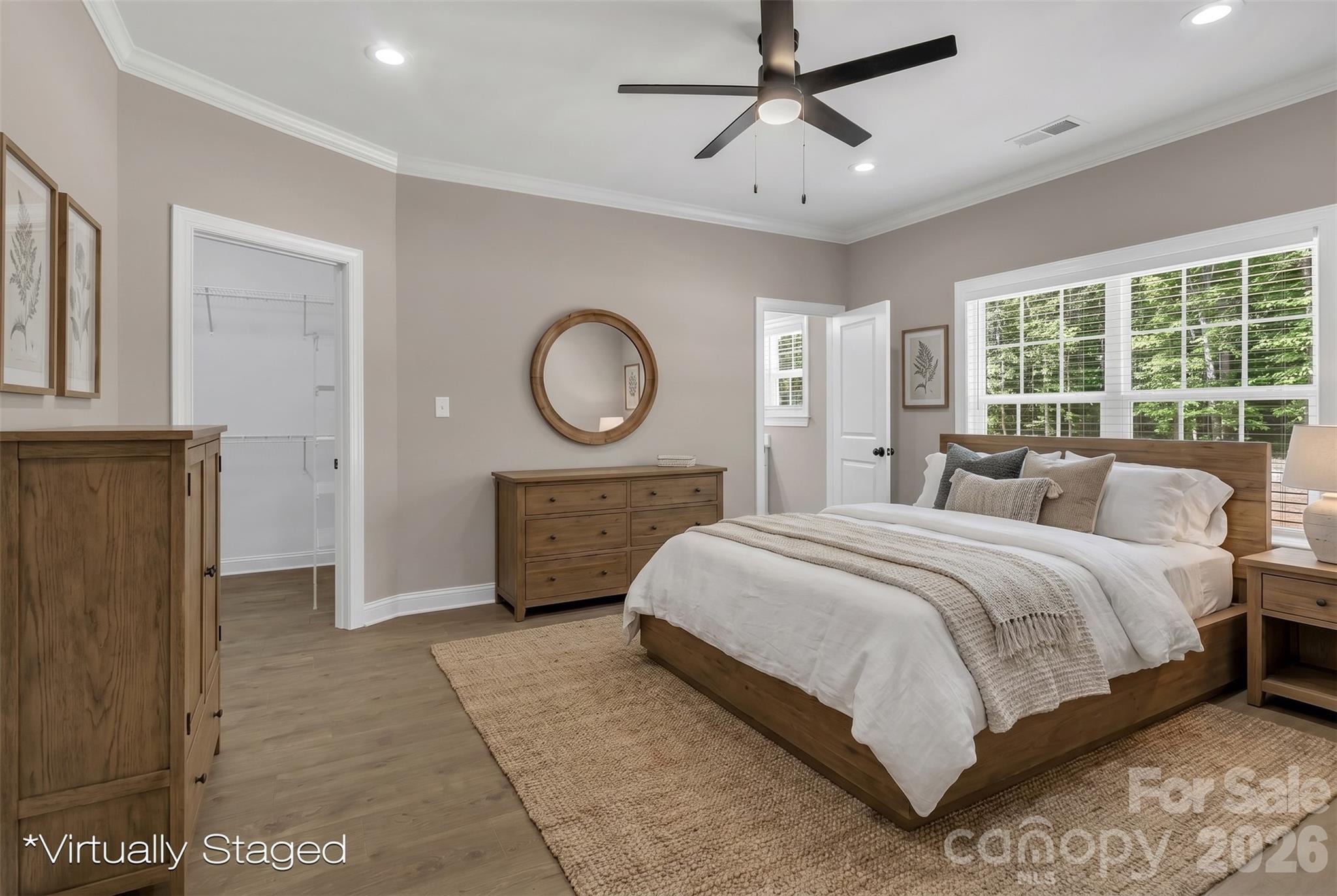 0 Cimmeron Road Lancaster, SC 29720 - Photo 18 of 29 a bedroom with a bed mirror and window