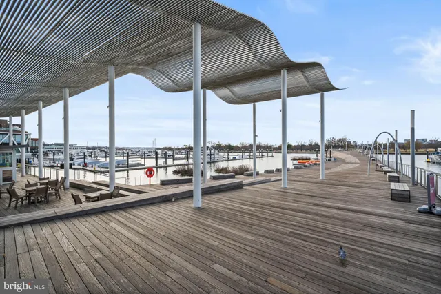 a view of a balcony with chairs