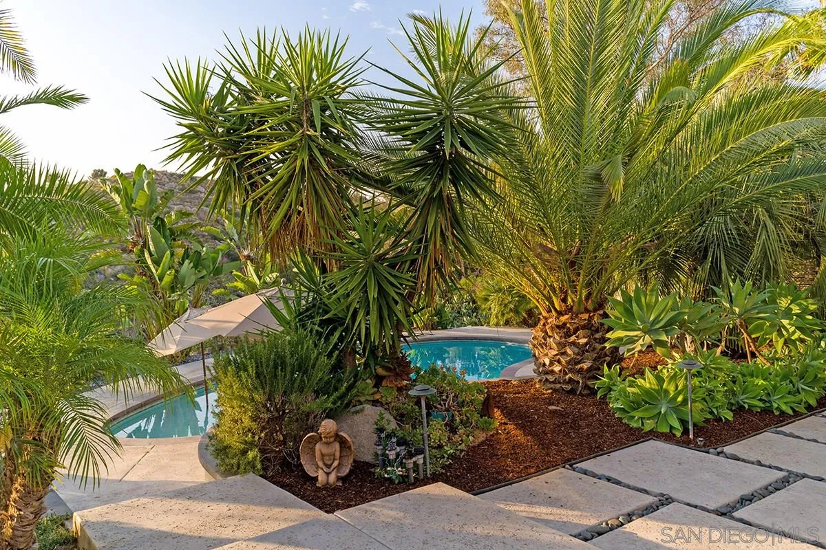 14316 High Valley Road Poway, CA 92064 - Photo 25 of 32 a view of a garden