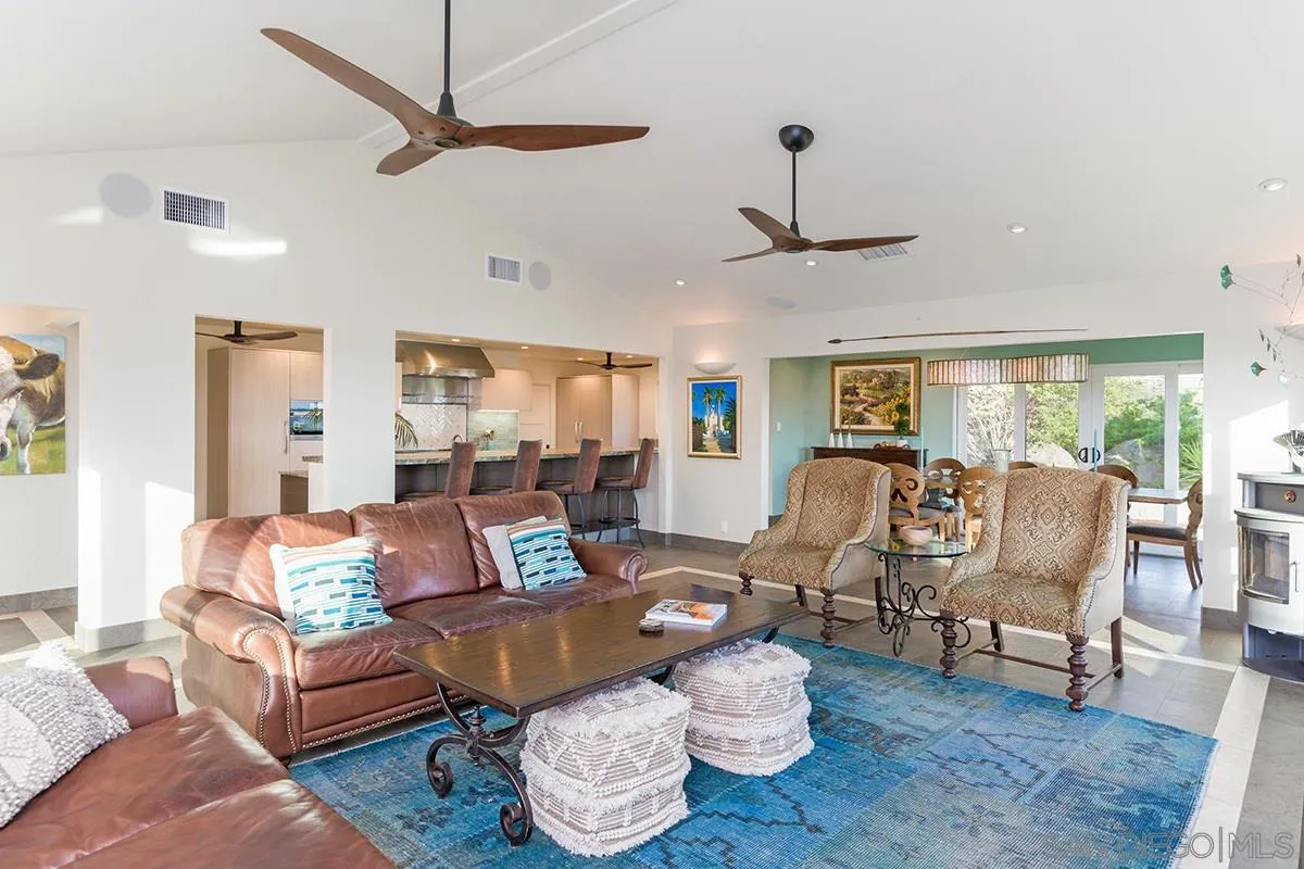 14316 High Valley Road Poway, CA 92064 - Photo 5 of 32 a living room with furniture or outdoor view and a wooden floor