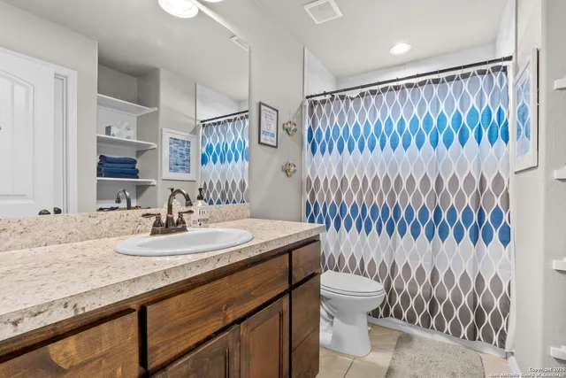 a view of a patio with a yard