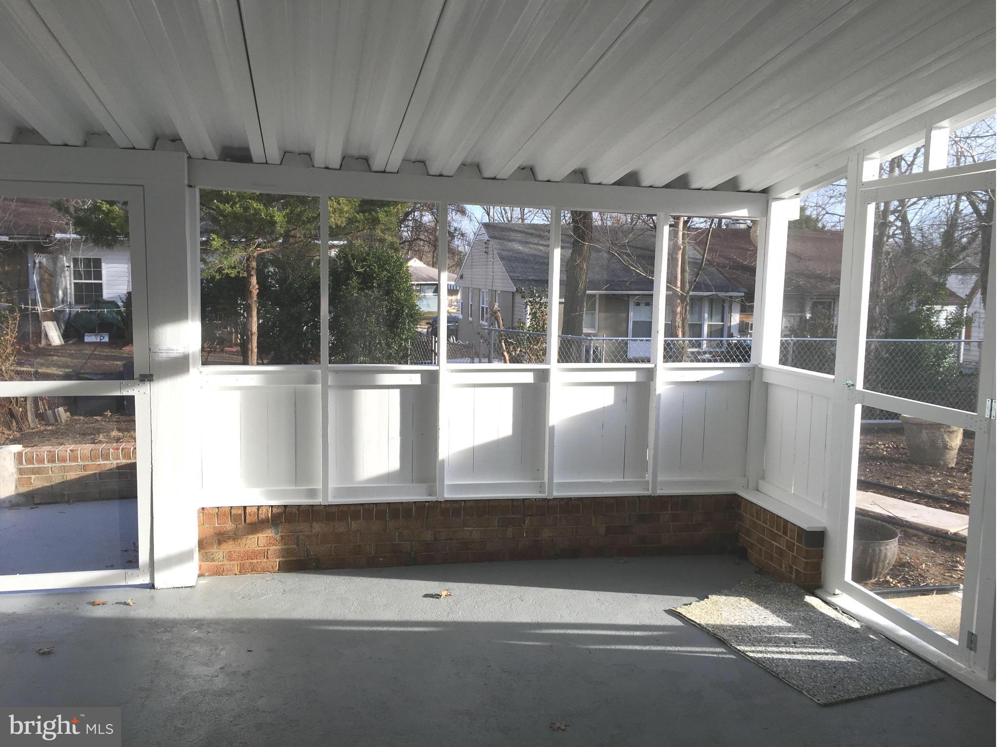 7631 Normandy Road Landover, MD 20785 - Photo 25 of 30 SCREENED PORCH