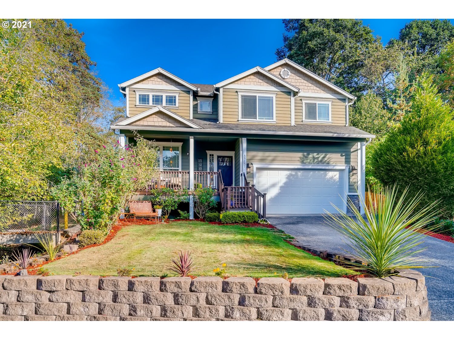 35257 Juniper Drive St. Helens, OR 97051 - Photo 1 of 27 a view of a yard in front of house
