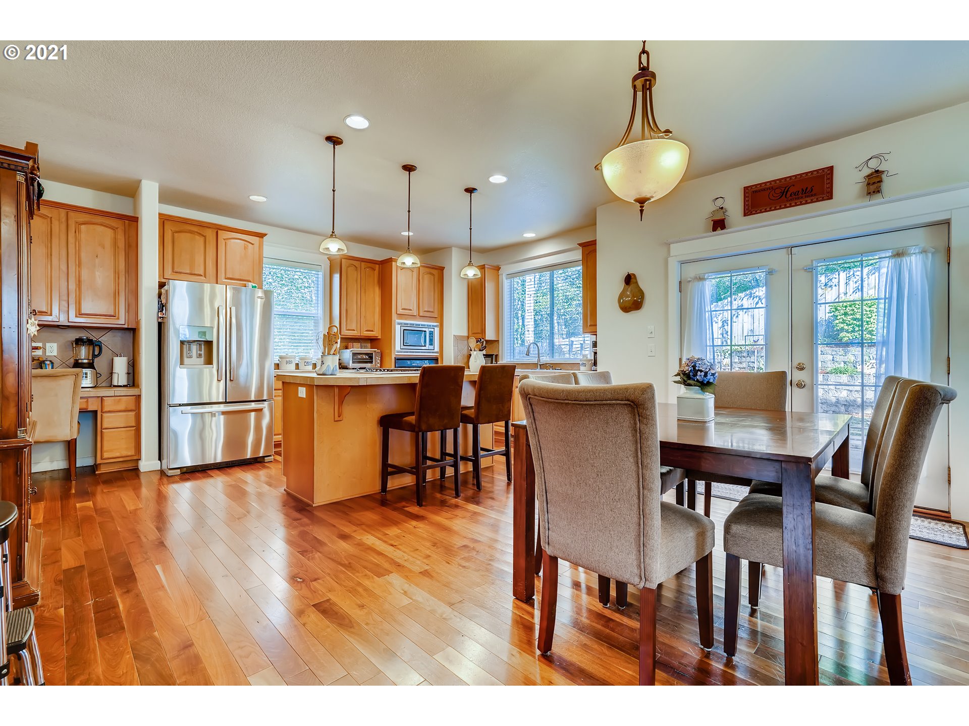 35257 Juniper Drive St. Helens, OR 97051 - Photo 12 of 27 a view of kitchen with cabinets and wooden floor
