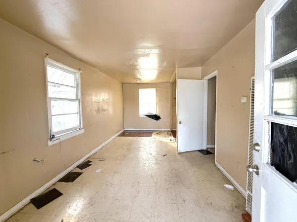 a view of livingroom with hardwood floor and window