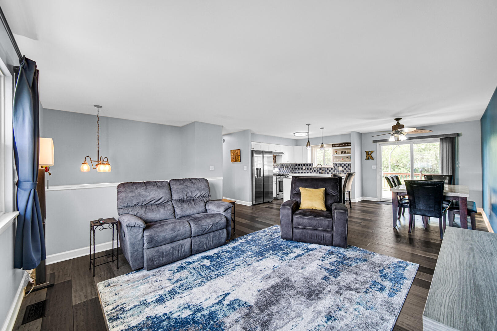 3113 Devonshire Circle Crown Point, IN 46307 - Photo 3 of 18 a living room with furniture and a wooden floor