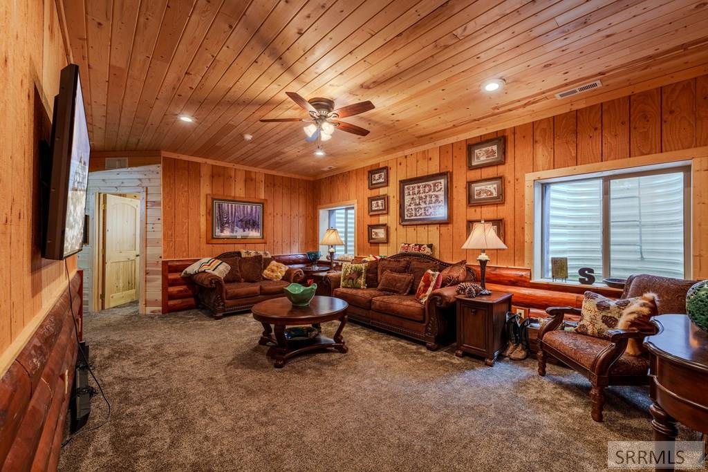 4030 Salt Lick Loop Road Island Park, ID 83429 - Photo 41 of 57 Downstairs Family Room