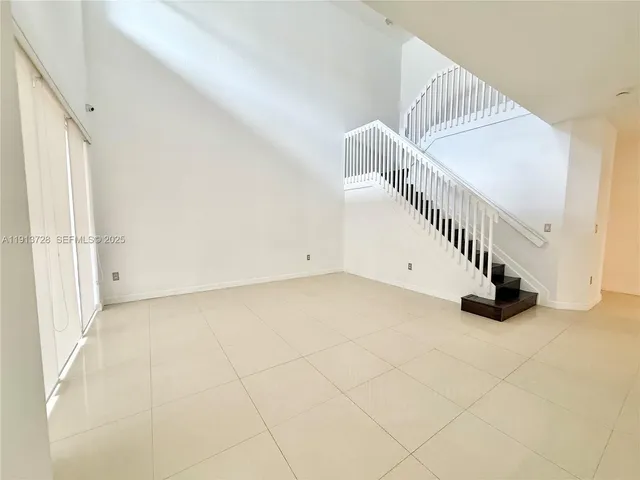 a view of an entryway with staircase