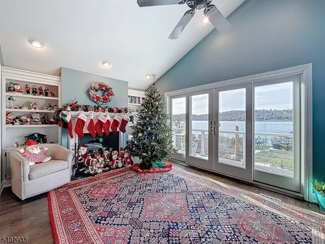 a bedroom with a bed and dresser