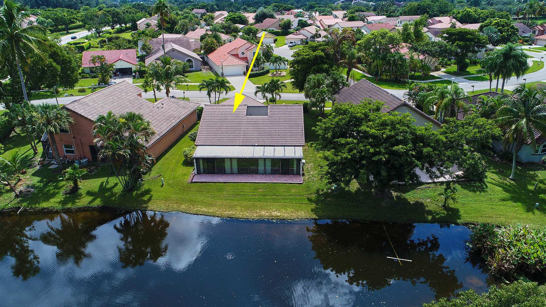 10404 Islander Drive Boca Raton, FL 33498 - Photo 6 of 44 Aerial View of Rear Exterior