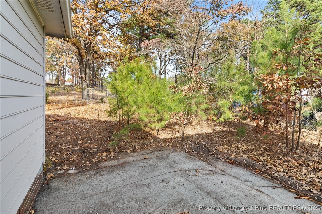 1132 Hoke Loop Road Fayetteville, NC 28314 - Photo 26 of 29 a view of a yard with an trees