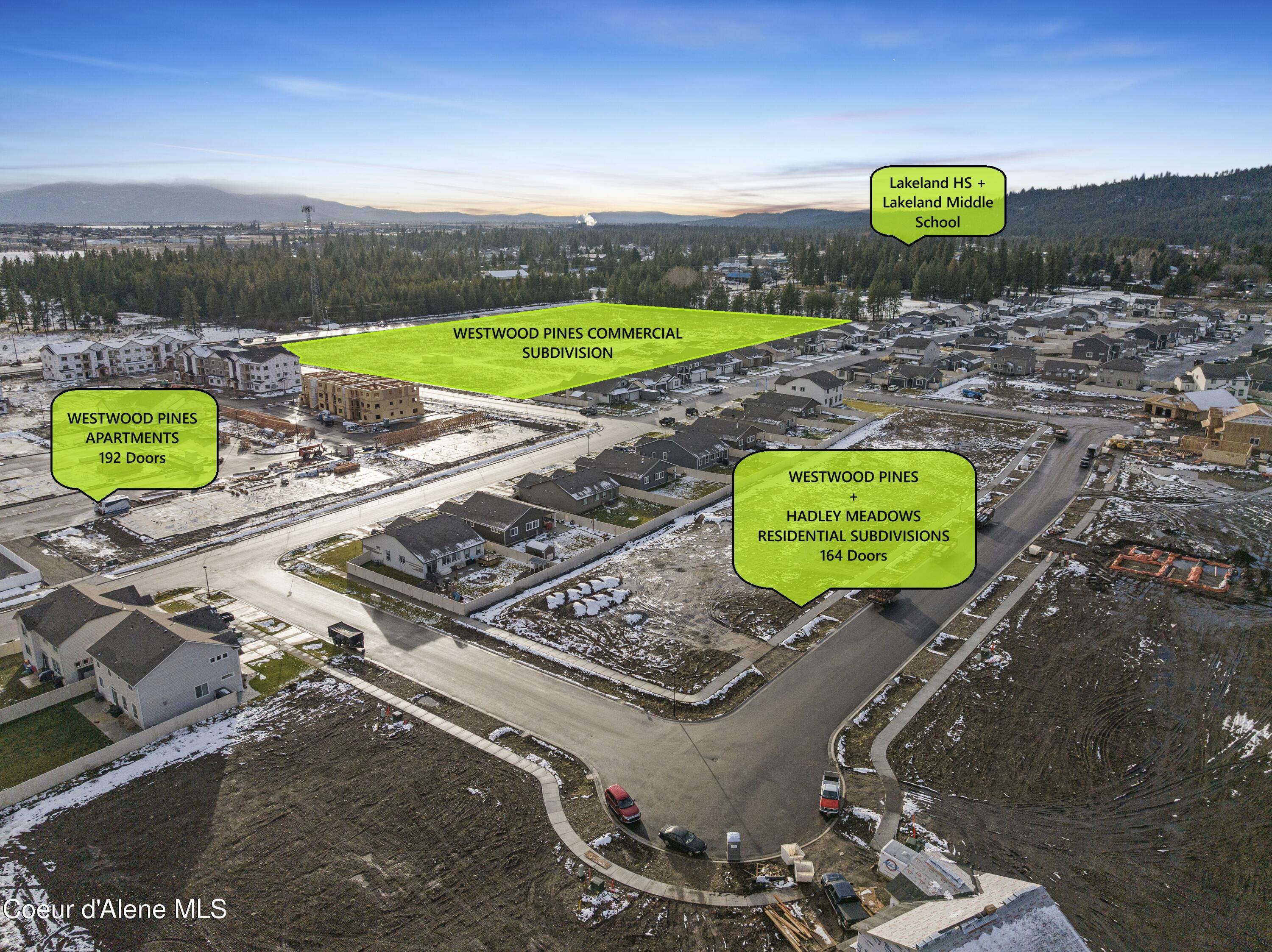 16125 Cloverdale Street Rathdrum, ID 83858 - Photo 2 of 9 web_Rathdrum Parcel_2025 Aerial #2