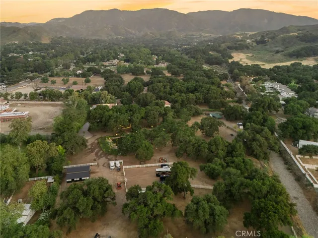 a view of a city with mountain
