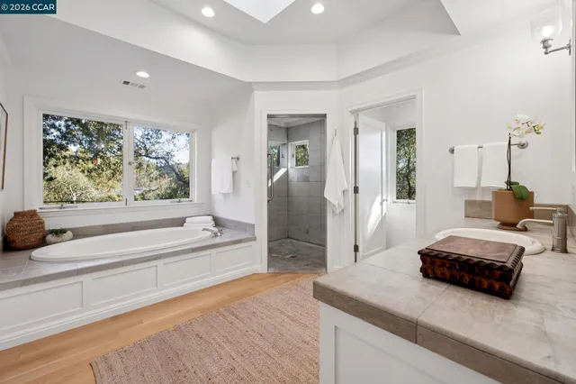 a front view of house with yard and seating area