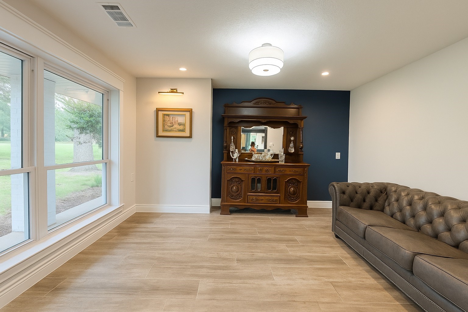 211 Garden West Conroe, TX 77304 - Photo 19 of 35 This flex space could be utilized as a study, library, whiskey lounge, kids toy room, etc. Behind the bar you'll find plumbing hook ups in case you'd like to build a wet bar. The cased opening is sized to fit french doors if you'd prefer to enclose this room.