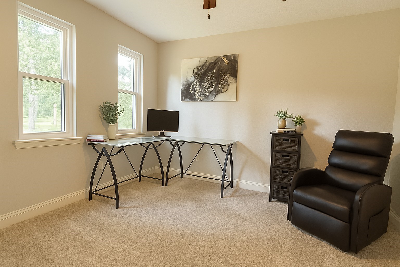 211 Garden West Conroe, TX 77304 - Photo 27 of 35 This bedroom is currently utilized as an office