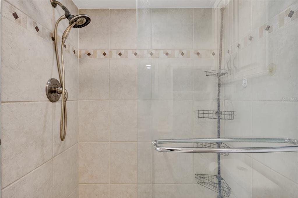 302 Leafwood Road Tarpon Springs, FL 34689 - Photo 24 of 55 a bathroom with a shower