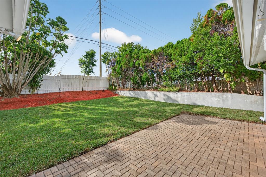 302 Leafwood Road Tarpon Springs, FL 34689 - Photo 44 of 55 a view of a backyard with plants