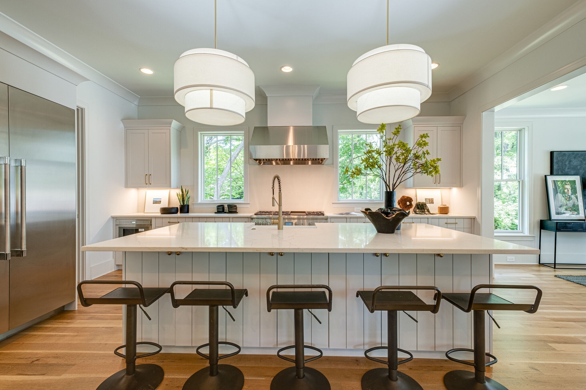 4012 Murphy Road Nashville, TN 37209 - Photo 11 of 63 a view of a dining room with furniture and wooden floor