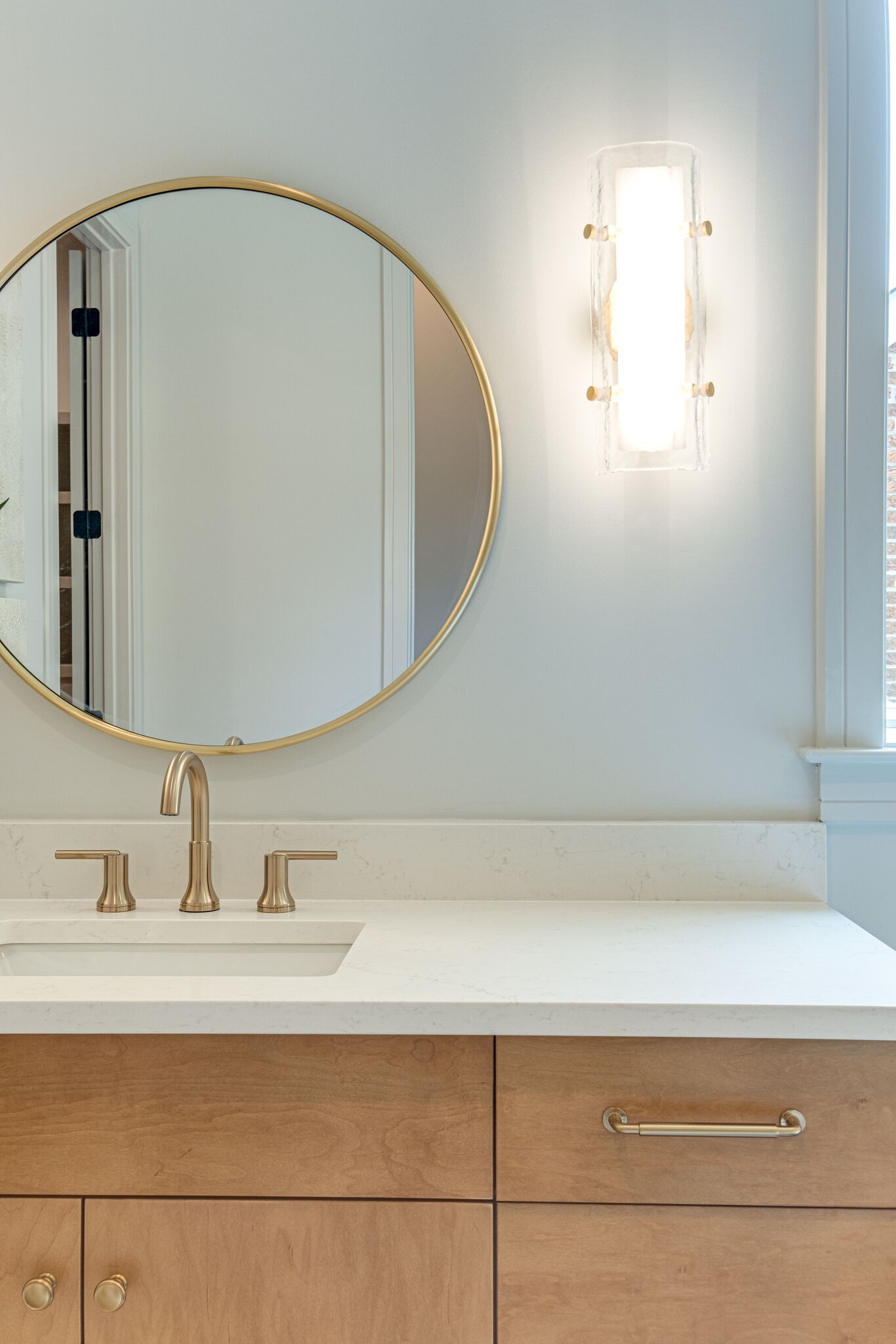 4012 Murphy Road Nashville, TN 37209 - Photo 35 of 63 a bathroom with a sink and a mirror