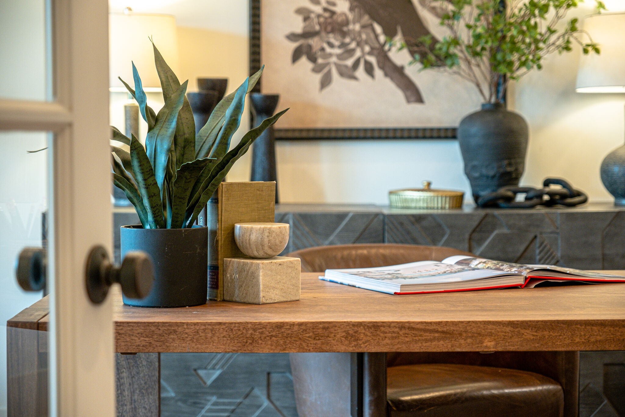 4012 Murphy Road Nashville, TN 37209 - Photo 8 of 63 a close view of dining table