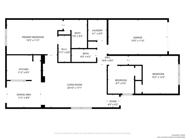 a black and white photo of a floor plan