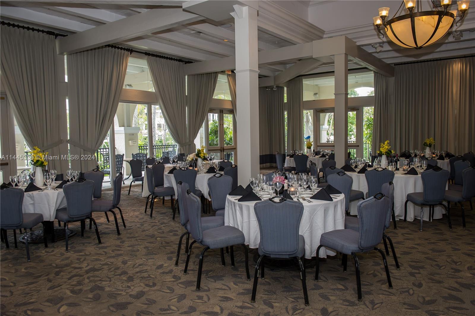 3000 Island Boulevard, Unit 2603 Aventura, FL 33160 - Photo 24 of 28 a view of a dining room with furniture window and outside view