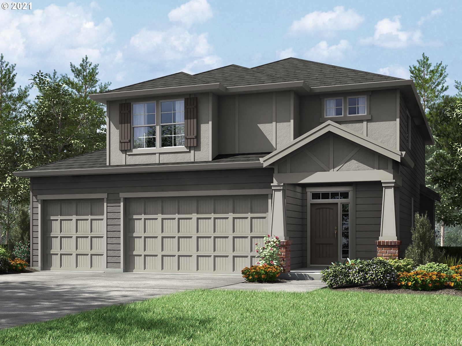 3800 South 43rd Place Ridgefield, WA 98642 - Photo 1 of 28 front view of a house with a yard