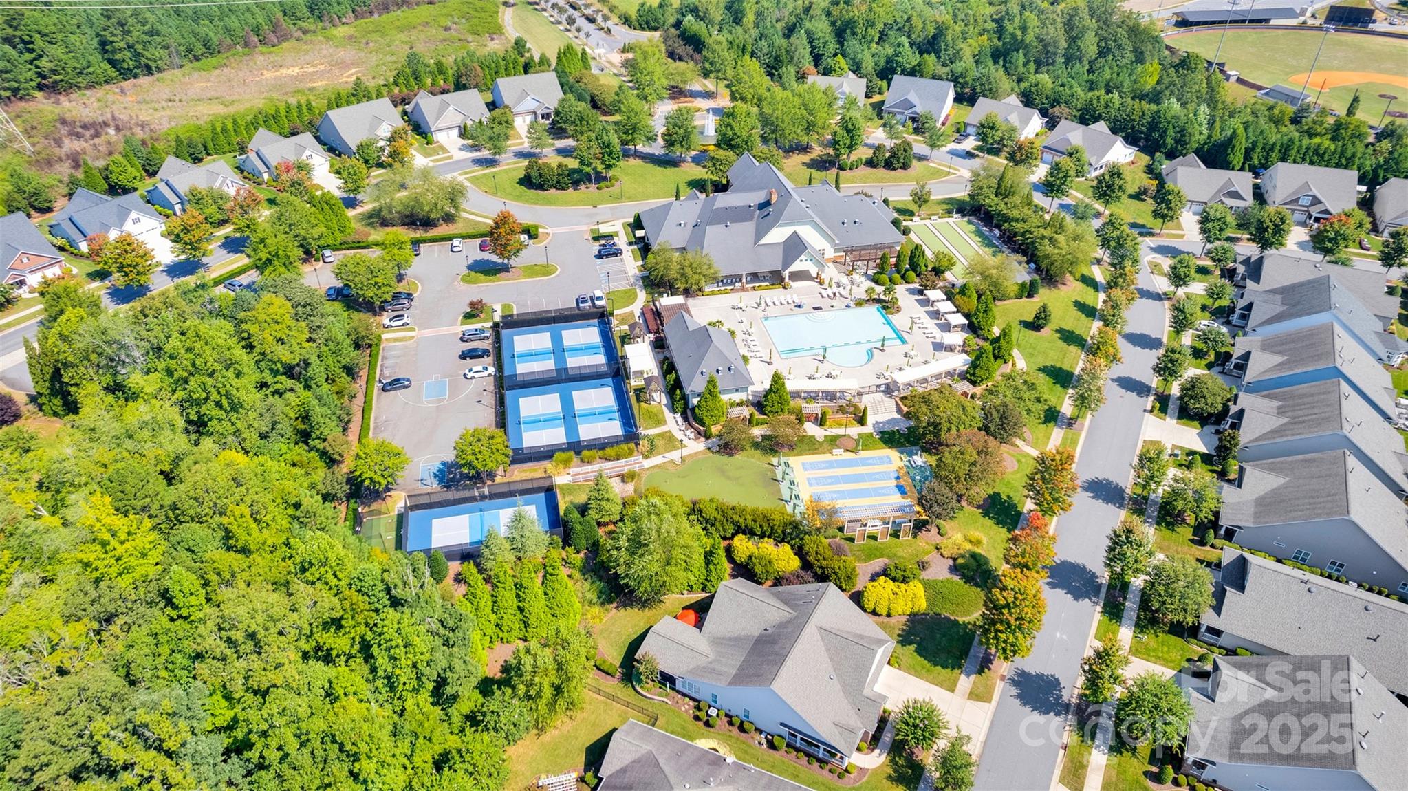 13415 Hazelbrook Lane Cornelius, NC 28031 - Photo 25 of 29 an aerial view of a house with a yard