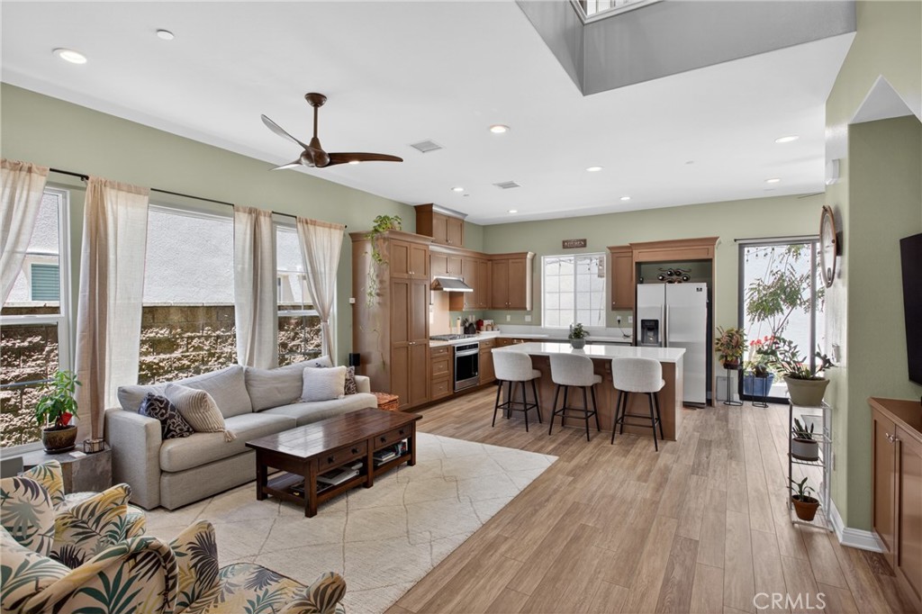 20667 West Beech Porter Ranch, CA 91326 - Photo 2 of 60 Spacious open-concept family room seamlessly connected to the kitchen