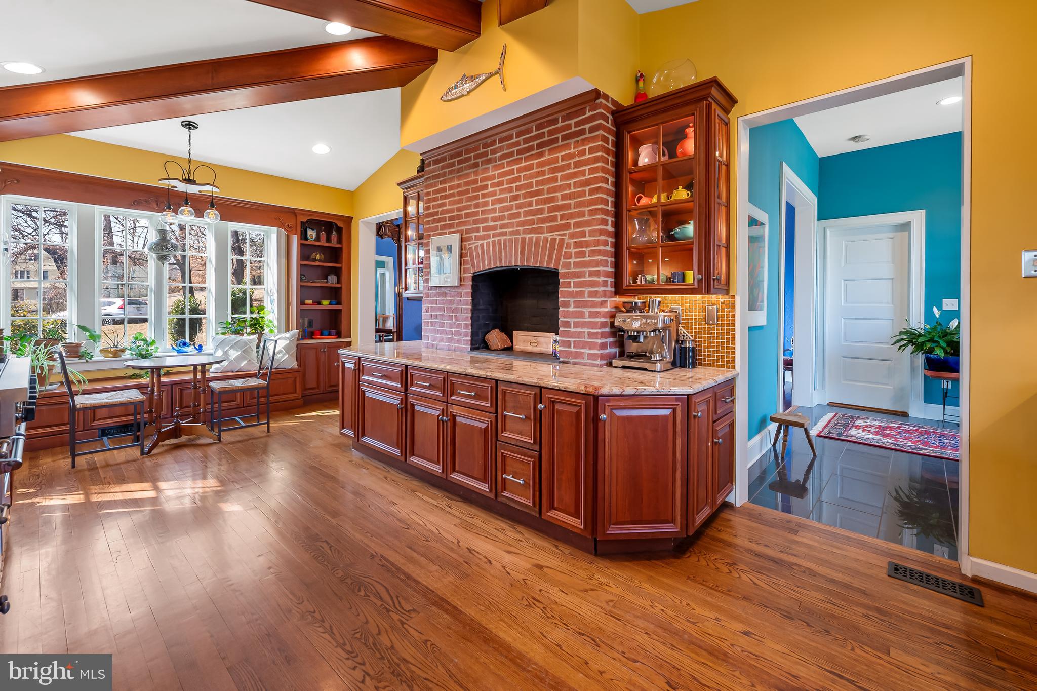 1605 Terrace Road Baltimore, MD 21209 - Photo 18 of 45 a living room with furniture and a fireplace