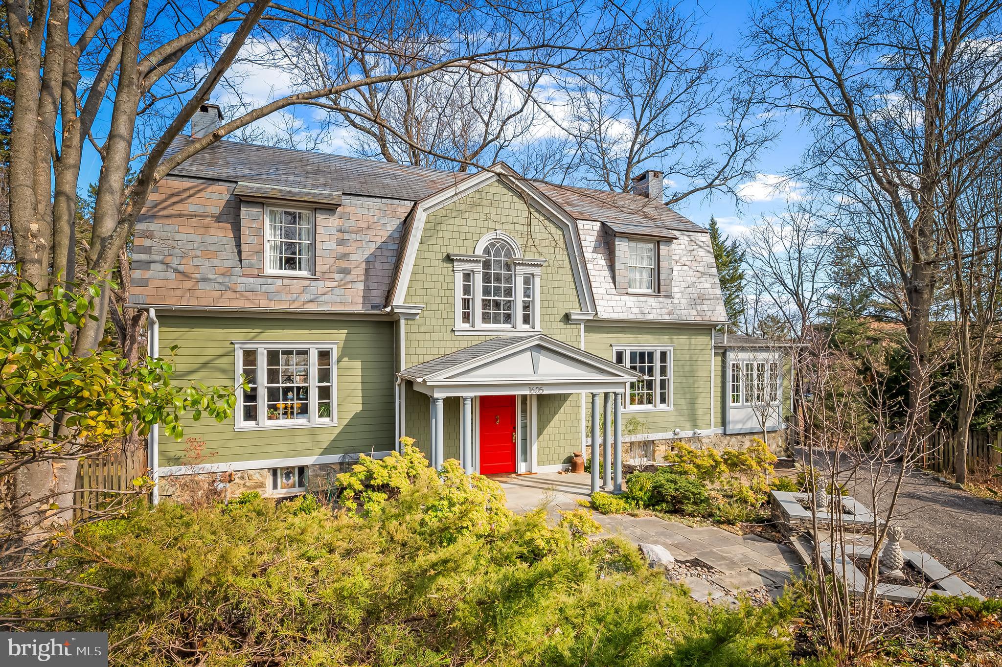 1605 Terrace Road Baltimore, MD 21209 - Photo 2 of 45 a front view of a house with a yard