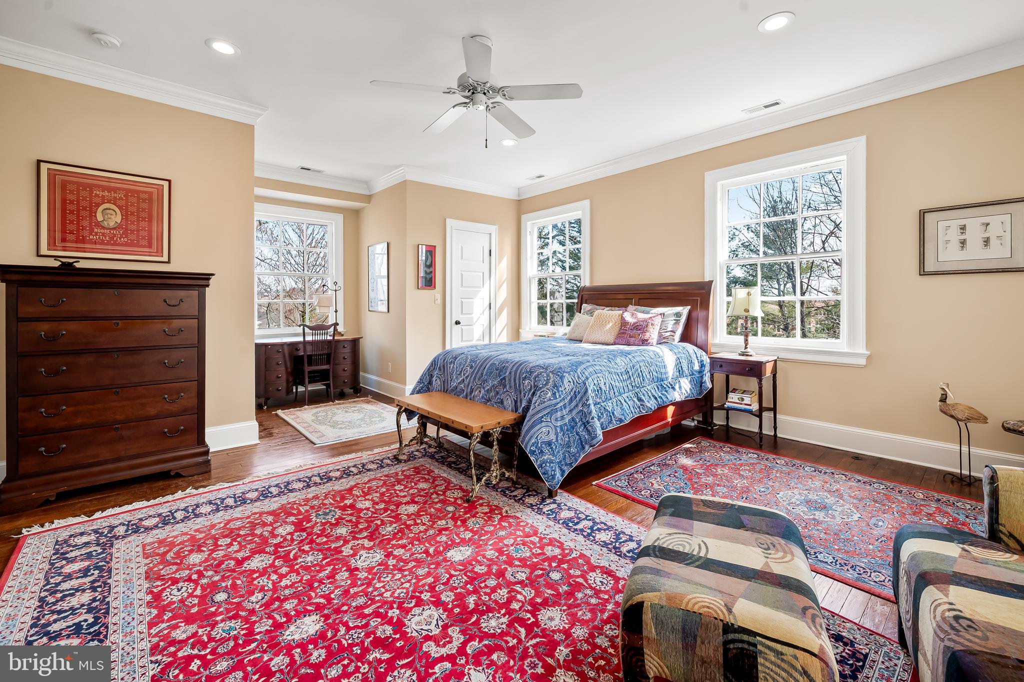 1605 Terrace Road Baltimore, MD 21209 - Photo 27 of 45 a bedroom with a bed a dresser and a window