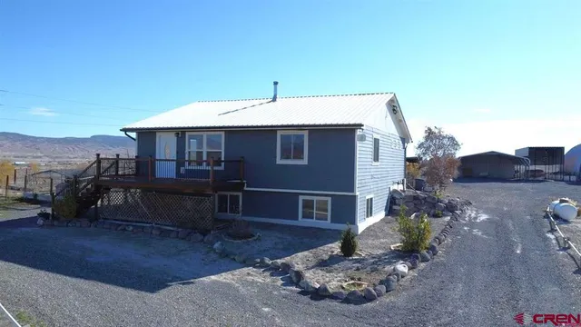 a view of a house with a patio