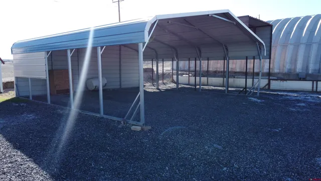 a backyard of a house