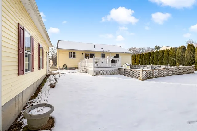 a view of kitchen and living room