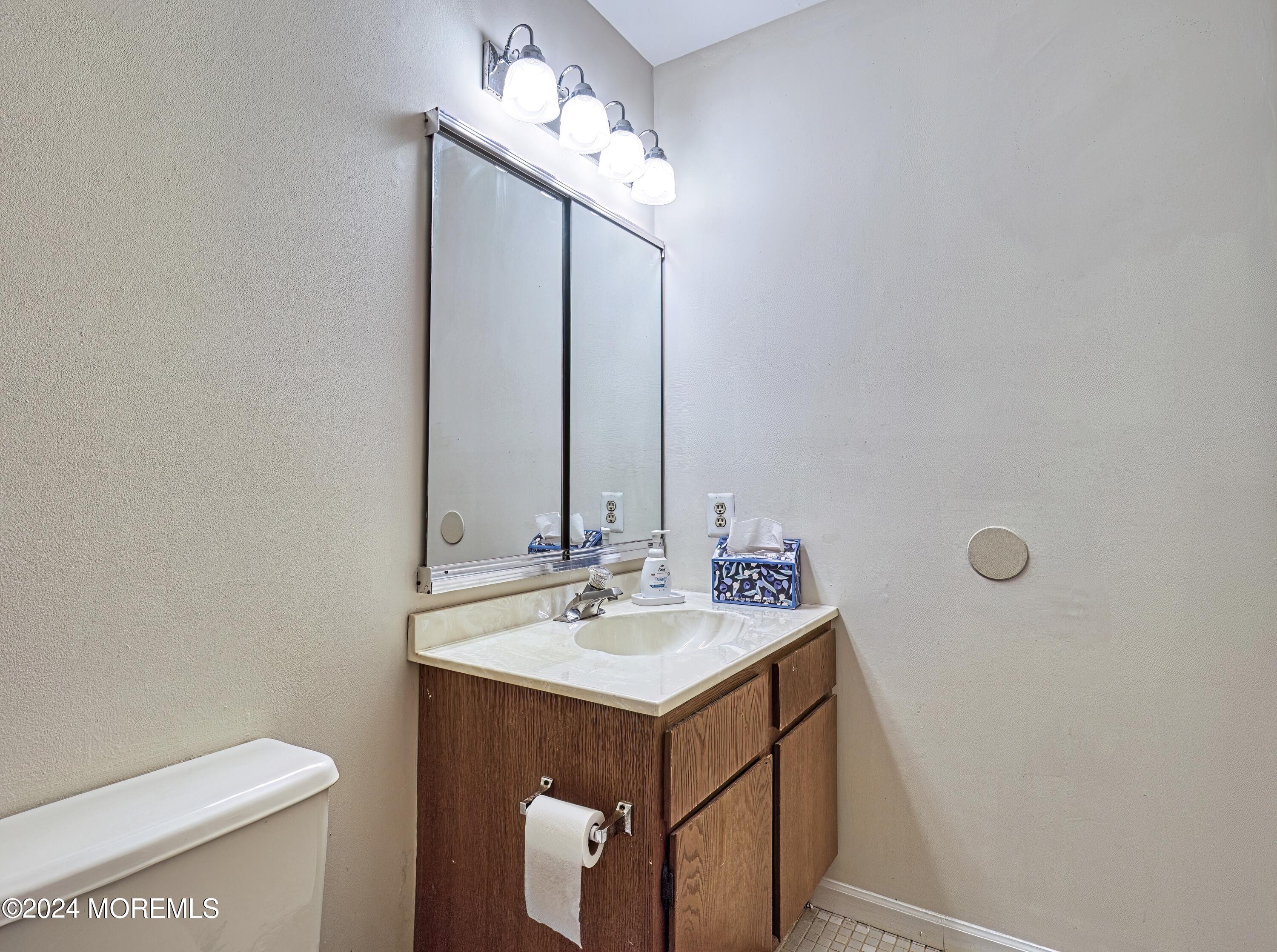 34 Sweetbriar Trail Howell, NJ 07731 - Photo 29 of 53 a bathroom with a sink vanity and toilet