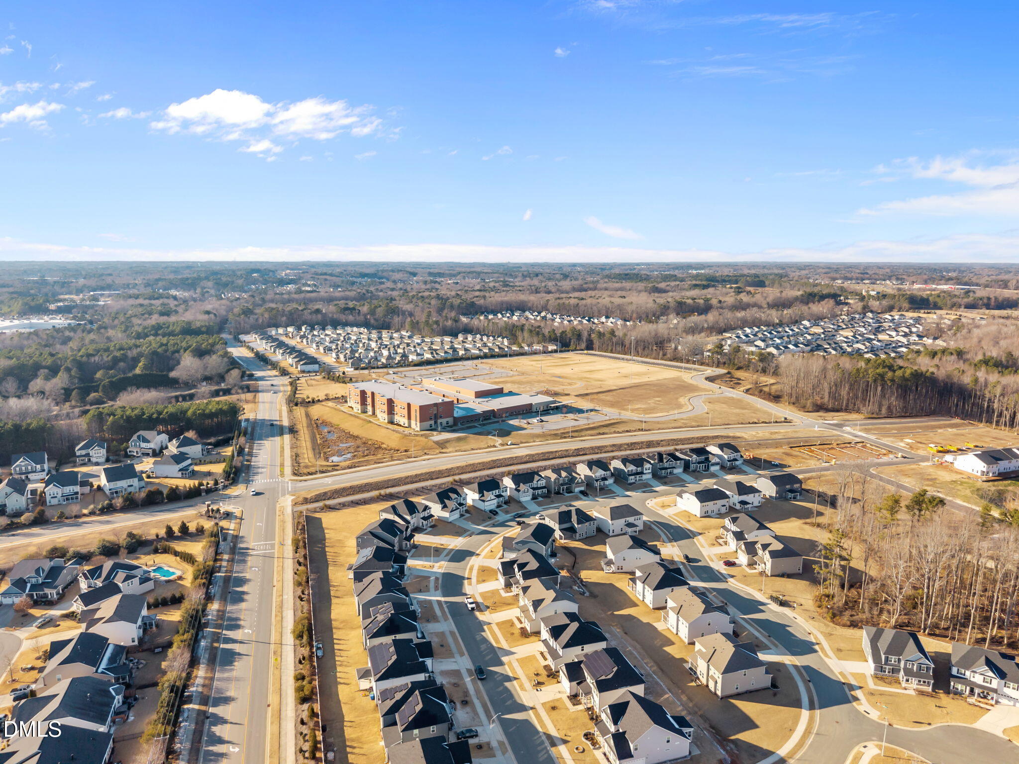 3528 Jones Lake Road Fuquay-Varina, NC 27526 - Photo 49 of 50 a view of a city with an ocean view