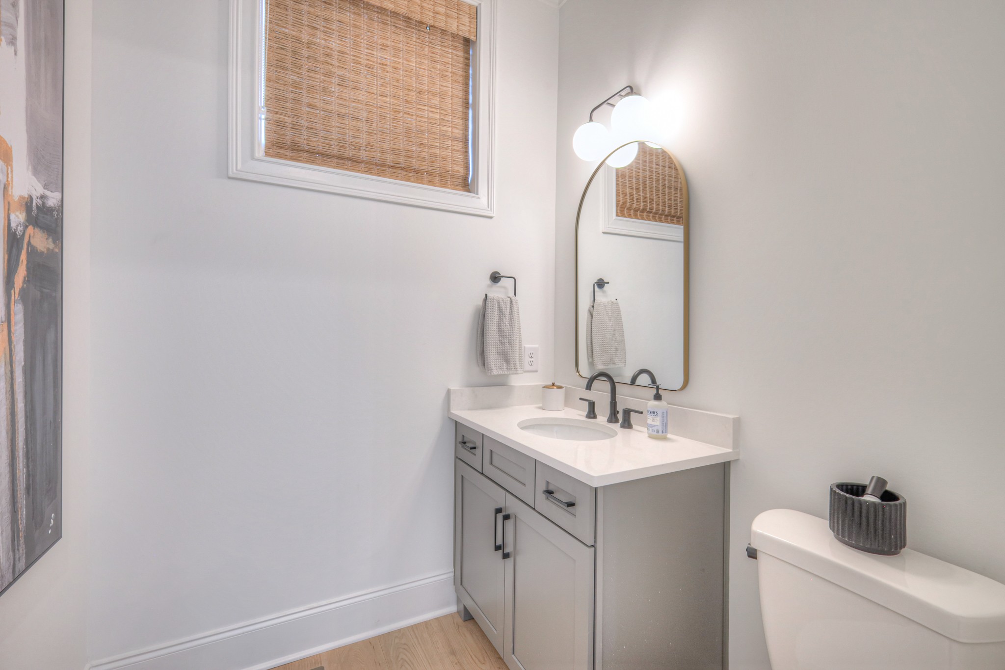 2042 Nathaniel Road Franklin, TN 37064 - Photo 19 of 40 a bathroom with a sink vanity and a mirror