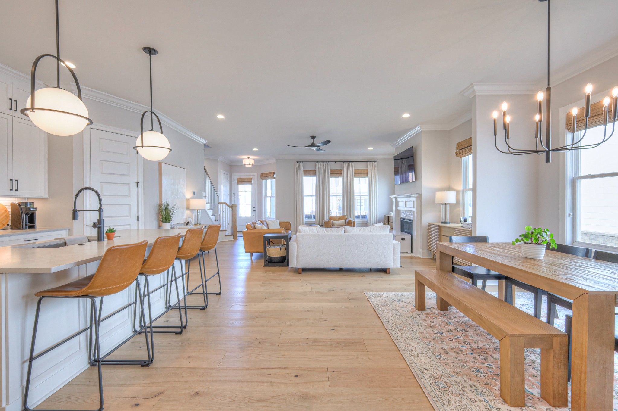 2042 Nathaniel Road Franklin, TN 37064 - Photo 25 of 40 a very nice looking dining room with wooden floor and windows
