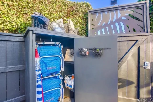 a view of outdoor seating space