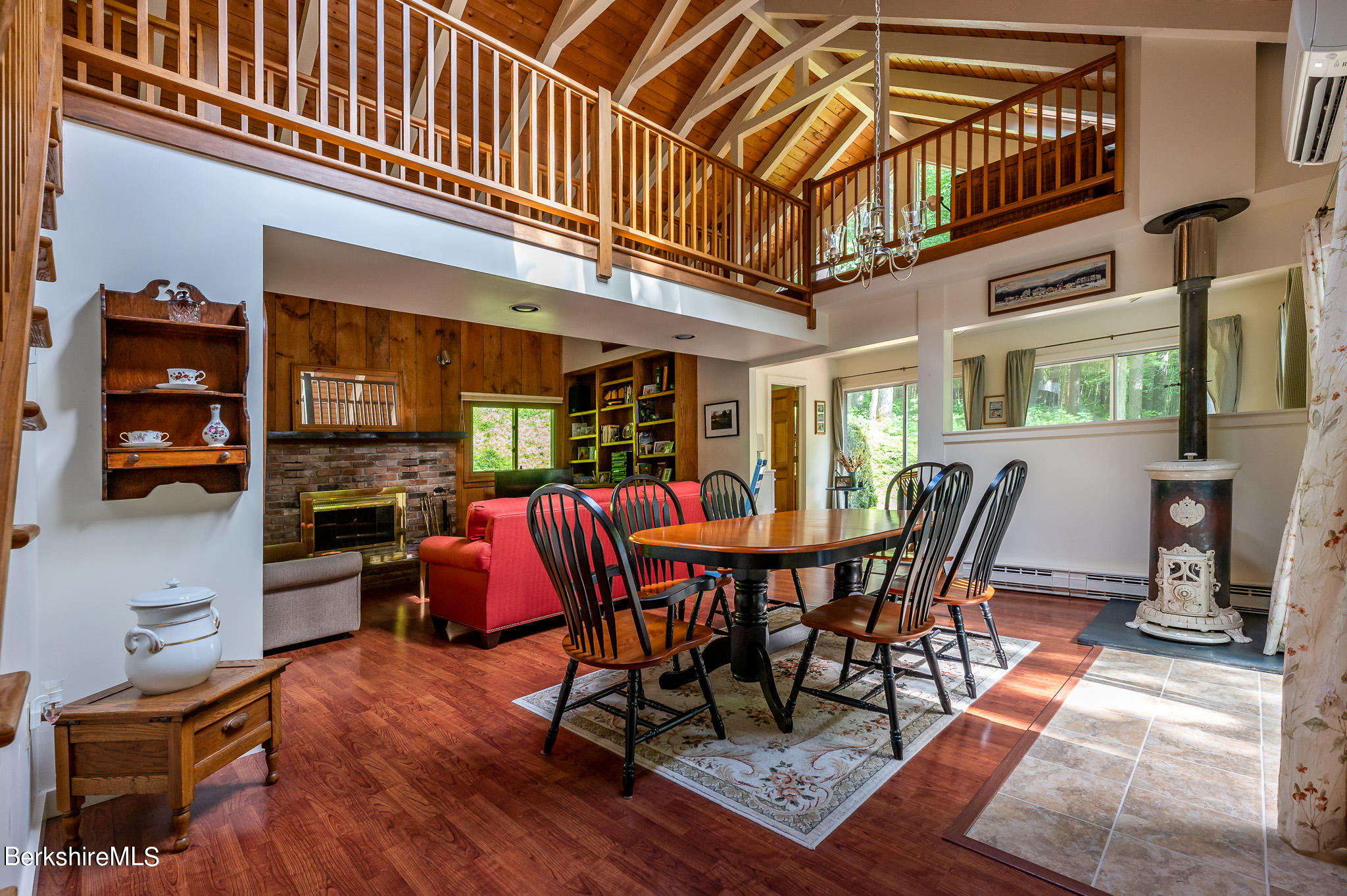 9 Pixley Hill Road West Stockbridge, MA 01236 - Photo 12 of 37 a dining room with furniture window and wooden floor