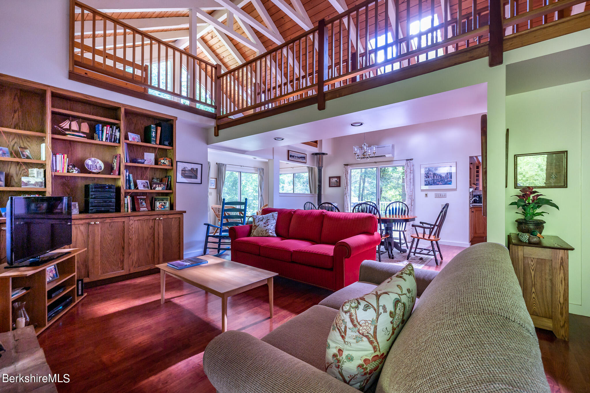 9 Pixley Hill Road West Stockbridge, MA 01236 - Photo 14 of 37 a living room with furniture a piano and a bookshelf