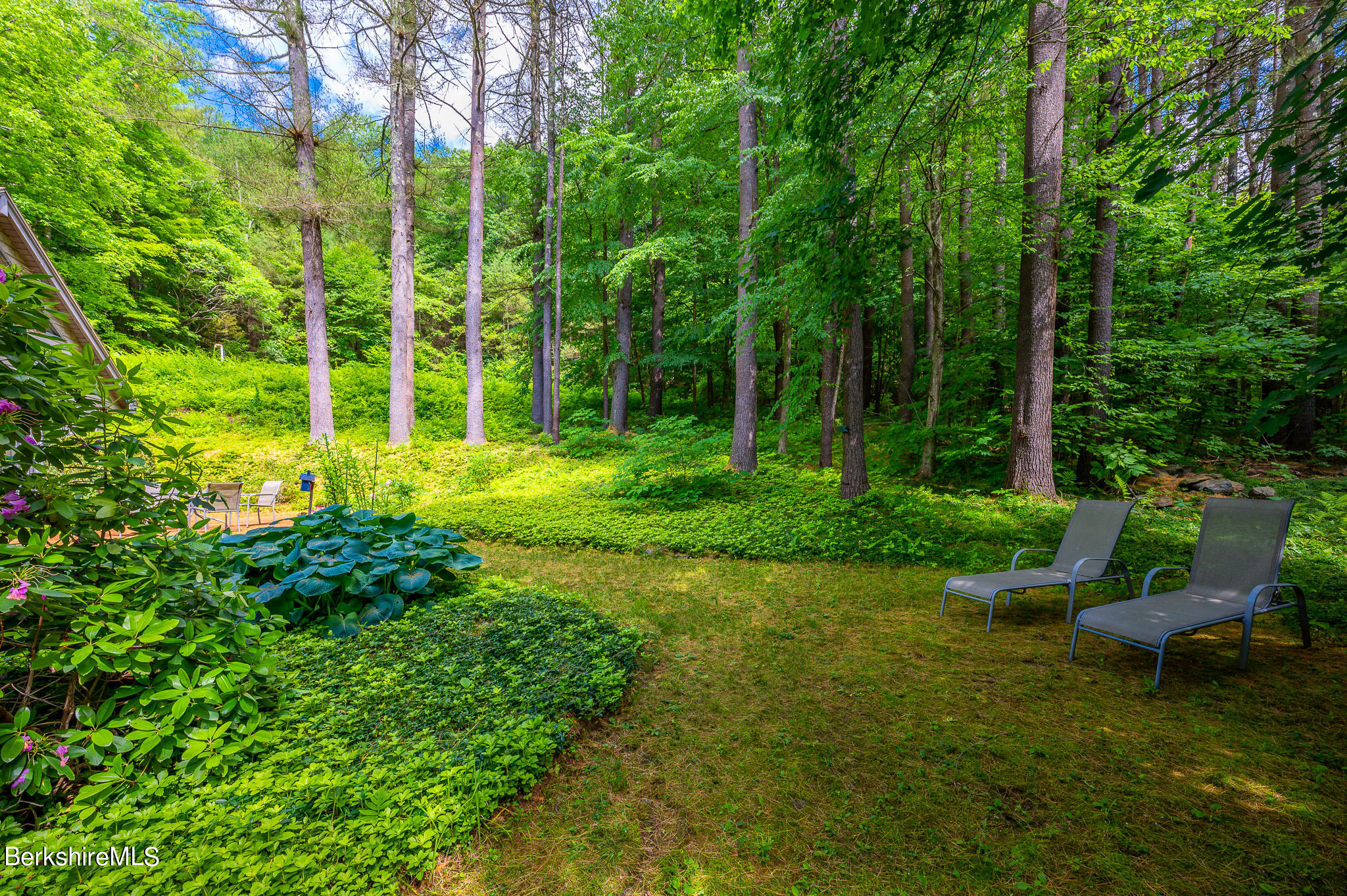 9 Pixley Hill Road West Stockbridge, MA 01236 - Photo 30 of 37 a view of a chair with a backyard
