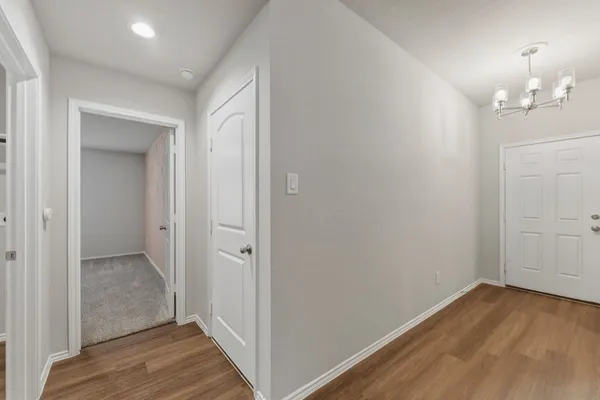 wooden floor in an empty room