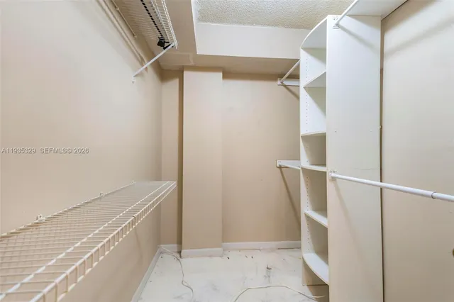 a view of walk in closet