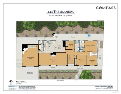 $2,300,000 | 444 The Alameda, San Anselmo, CA 94960