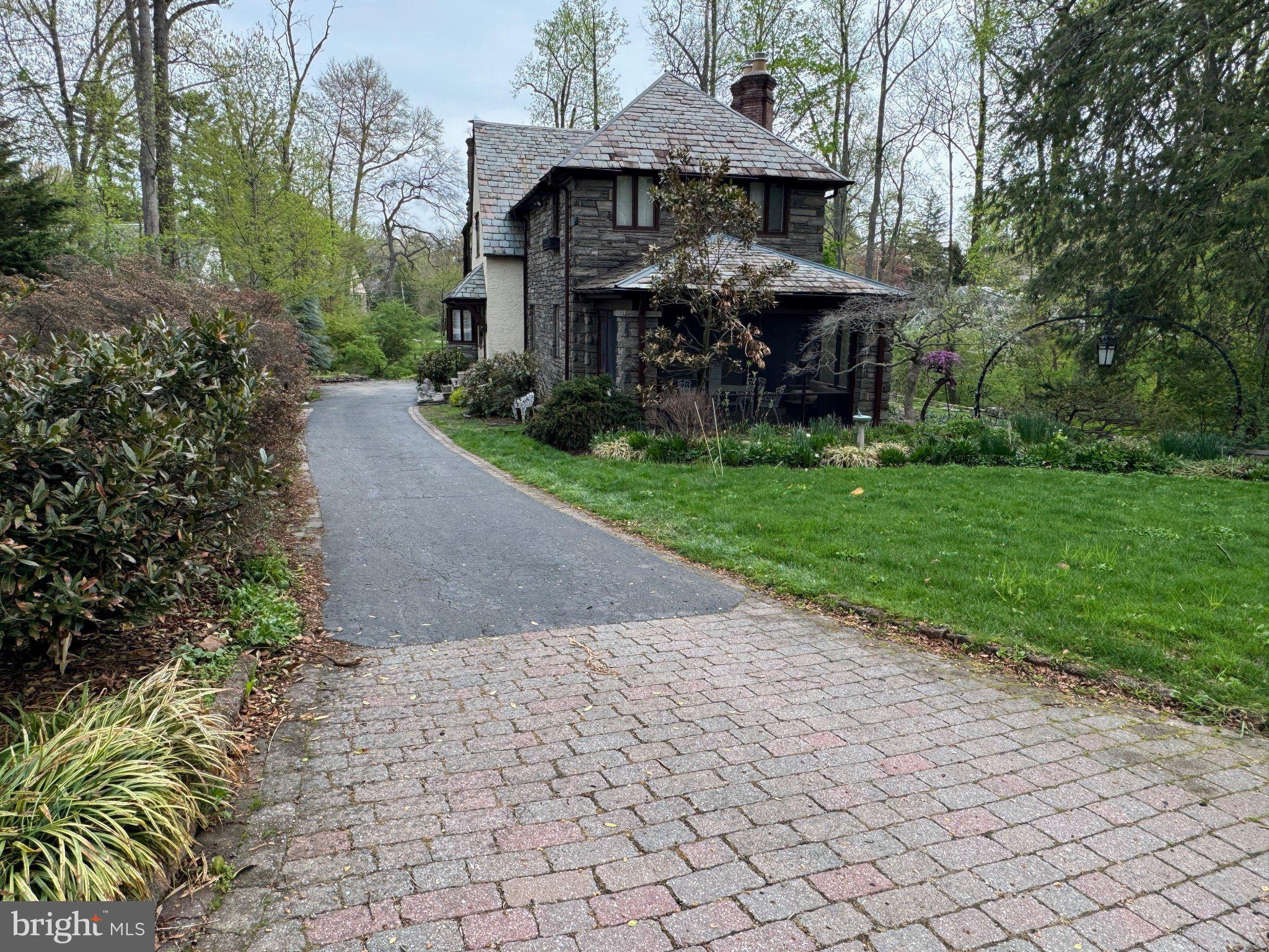 1217 Medford Road Wynnewood, PA 19096 - Photo 78 of 92 Driveway w Custom Apron